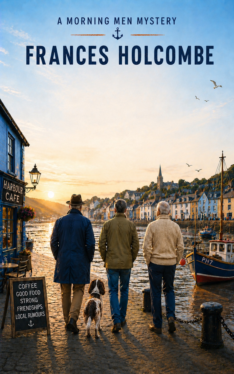The Morning Men — walking into Porthaven harbour at dawn
